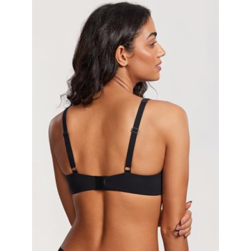 DOBREVA Women's Unlined Balconette Bra Stylish Supportive Wear