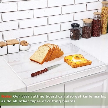 ZDO Acrylic Cutting Boards for Kitchen Counter - 18x14 in