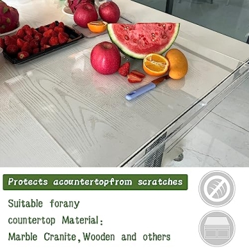 ZDO Acrylic Cutting Boards for Kitchen Counter - 18x14 in