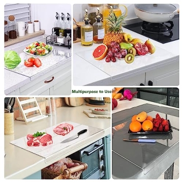 ZDO Acrylic Cutting Boards for Kitchen Counter - 18x14 in