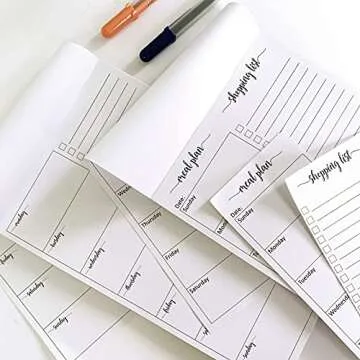 321Done Magnetic Meal Planning Notepad for Easy Organization
