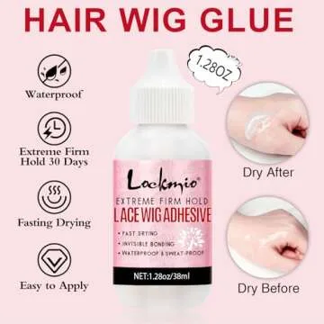 Lockmio Complete 15Pcs Wig Kit for Effortless Styling