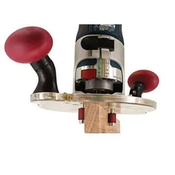 Milescraft 1225 Compact Sub Base - Universal Router Guide Sub Base for Compact Routers - Compatible with Porter Cable Style Routers