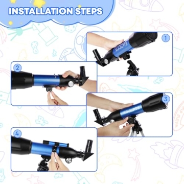 Kids Telescope for Beginners - Ideal Astronomy Gift