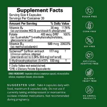 BRAINMD Dr Amen Serotonin Mood Support - 120 Capsules - Optimal Mental Wellness