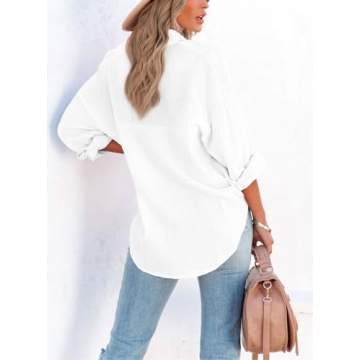 ARTFREE Womens Long Sleeve Button Down Shirt for All Occasions