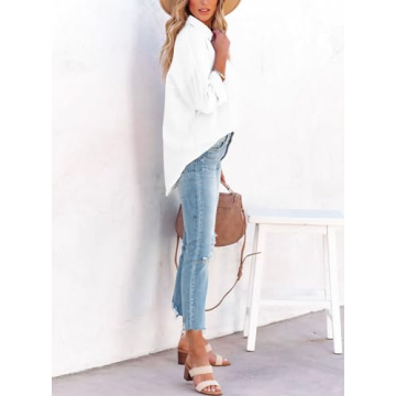 ARTFREE Womens Long Sleeve Button Down Shirt for All Occasions