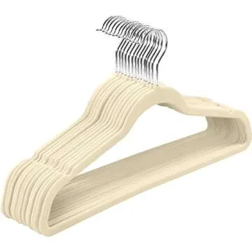 Utopia Home Velvet Hangers - Non-Slip, Space Saving, Elegant