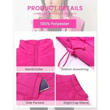 APAFES Oversized Puffer Vest: Cozy & Stylish Winter Fashion