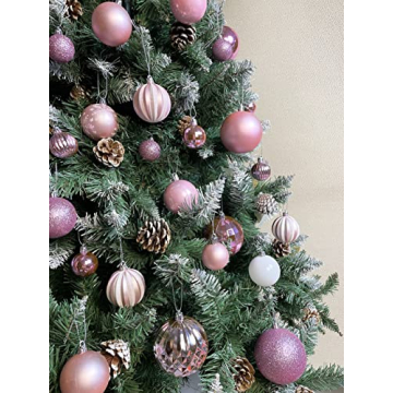 AOGU 34Pcs Christmas Balls Shatterproof Ornaments Set