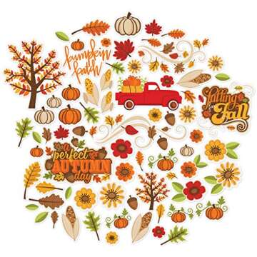 Miss Kate Cuttables Paper & Sticker Kit - Sweater Weather - 17 Double-Sided 12x12 Papers with 33 Designs & 1 8X12 Sticker Sheet - Scrapbooking Card Making Crafting