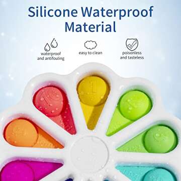 FOXOGO Bubble Dimple Popper Sensory Toy for Babies