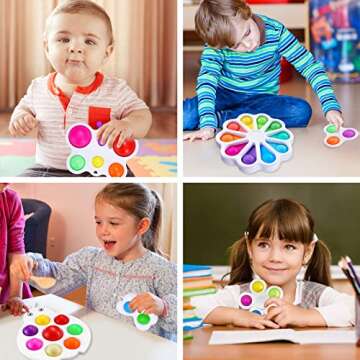 FOXOGO Bubble Dimple Popper Sensory Toy for Babies