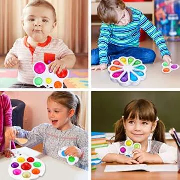 FOXOGO Bubble Dimple Popper Sensory Toy for Babies