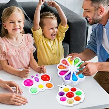 FOXOGO Bubble Dimple Popper Sensory Toy for Babies