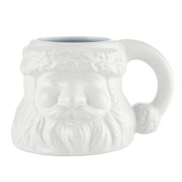 Slant Collections Santa Claus Mug for Holiday Cheer