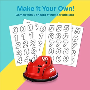 Kidzone Electric Ride On Bumper Car for Kids Ages 1.5-6