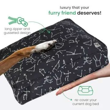 Molly Mutt Eco-Friendly Dog Bed Cover - Perfect for Comfort
