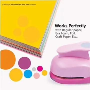 BearBoss 2 Inch Circle Punch for Scrapbooking and Crafts