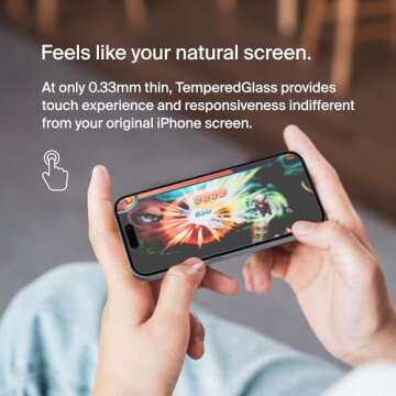 Belkin ScreenForce iPhone 15 Pro Tempered Glass Privacy Protector