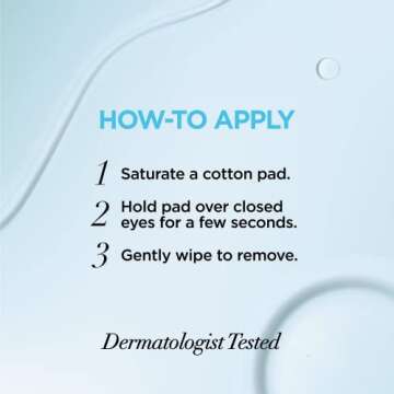 L'Oreal Paris Clean Artiste Oil Free Eye Makeup Remover, 2 Count