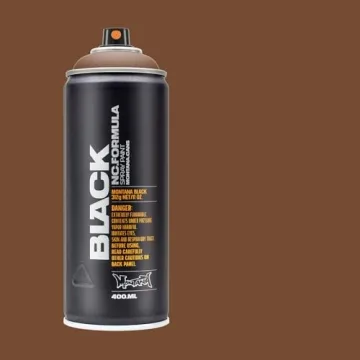 Montana Cans BLACK Spray Paint 400ml Chocolate High-Cover Finish
