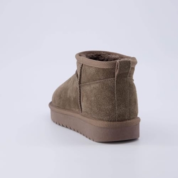 CUSHIONAIRE Women's Premium Suede Ankle Snow Boots