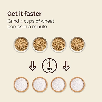 Powerful Electric Grain Mill for Healthy Homemade Flour