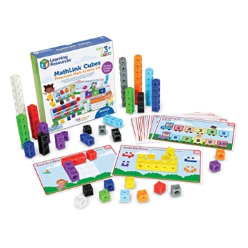 Learning Resources MathLink Cubes Preschool Math Activity Set