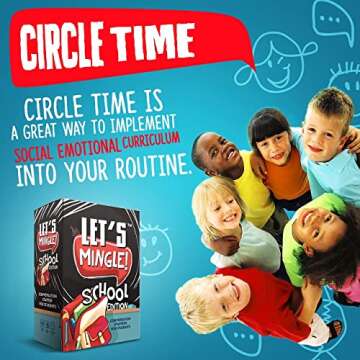 FUN TRIBE CREW Let's Mingle Conversation Starters School Edition | Educational Card Game for Kids 6+...