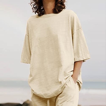 Lastesso Womens Summer Casual Loungewear 2 Piece Set