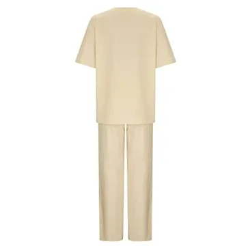 Lastesso Womens Summer Casual Loungewear 2 Piece Set