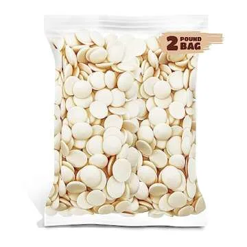 Melting Wafers, Super White Chocolate, 2 Pounds