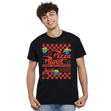 Disney Pixar Toy Story Pizza Planet Take Out Flyer Tee for All Ages