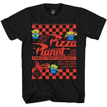 Disney Pixar Toy Story Pizza Planet Graphic T-Shirt