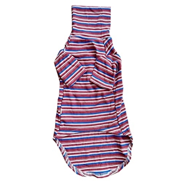 Vintage Stripes Sphynx Hairless Cat Cute Breathable Cotton T-Shirts