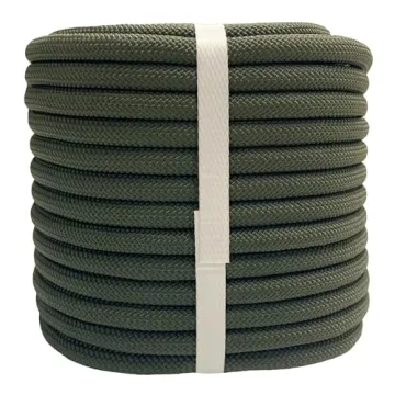 YUZENET Braided Polyester Arborist Rigging Rope - High Strength, 3/8" x 100'