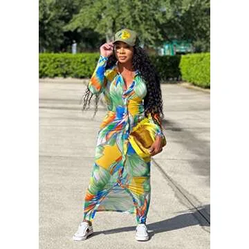 Women's Sheer Mesh Long Sleeve Bodycon Dress Club Night Out Dresses Beach Cover Up Dress