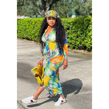 Women's Sheer Mesh Long Sleeve Bodycon Dress Club Night Out Dresses Beach Cover Up Dress