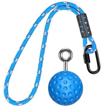 SELEWARE Pull Up Power Ball Hold Grips Durable Non-Slip Hand Grips Strength Trainer Exerciser for Bo...