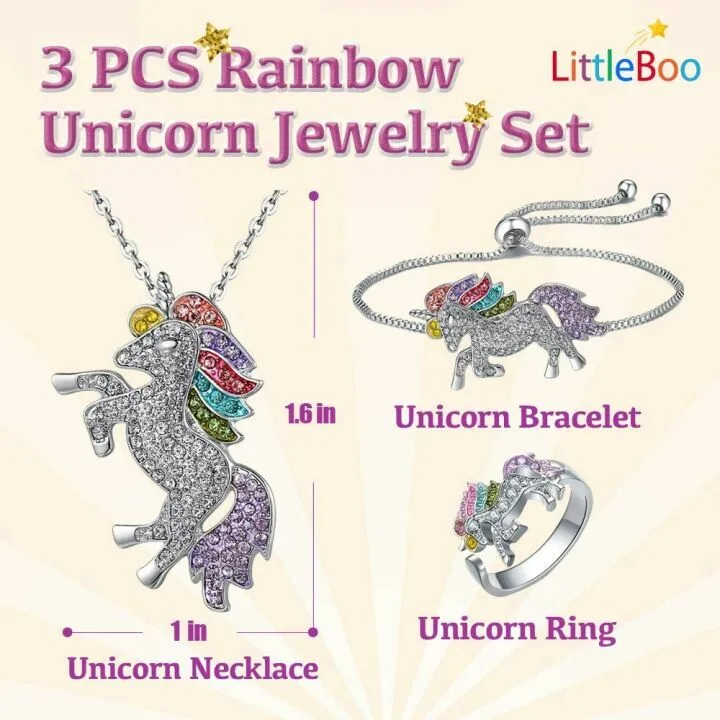 Unicorn Gifts for Girls - Fun Crossbody Bag & Accessories