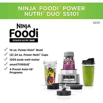 Ninja Foodi Smoothie Bowl Maker and Nutrient Extractor