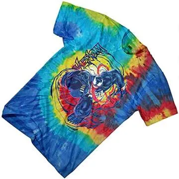 Marvel Venom Tie Dye Tee - Retro Comic Shirt for Fans