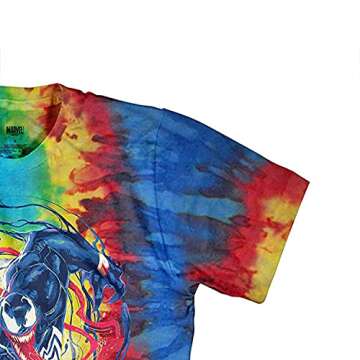 Marvel Venom Tie Dye Tee - Retro Comic Shirt for Fans