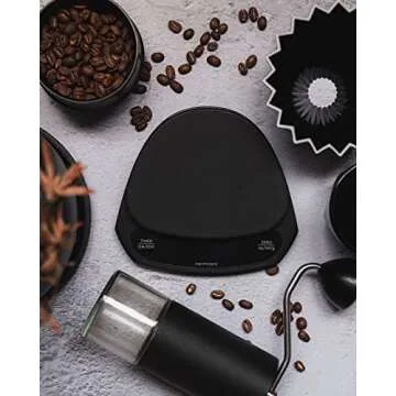 Normcore Coffee Scale, Espresso Scale, Pour Over Coffee Scales with Backlit LCD Display and Protective Case - Digital Kitchen Scale - 2000g/0.1g High Accuracy Precision Multifunction Scale