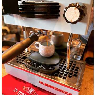 Normcore Coffee Scale, Espresso Scale, Pour Over Coffee Scales with Backlit LCD Display and Protective Case - Digital Kitchen Scale - 2000g/0.1g High Accuracy Precision Multifunction Scale