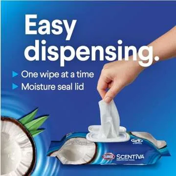 Clorox Scentiva Wipes for Fresh Cleaning and Easy Use
