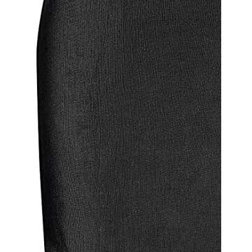 ZAFUL Women Sexy Satin Silky Bodycon Party Dresses Backless Spaghetti Straps Bra Cutout Jersey Halter Naughty Clubwear(Black,S)