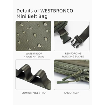 Compact Waterproof Fanny Pack Adjustable for All Occasions