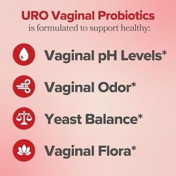 URO Vaginal Probiotics for Women's pH Balance and Wellness